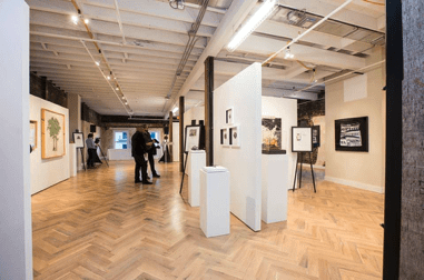 Art Exhibit with Pareti Mobile Walls